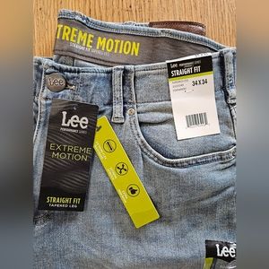 Lee Jeans 34x34 straight fit tapered leg extreme motion